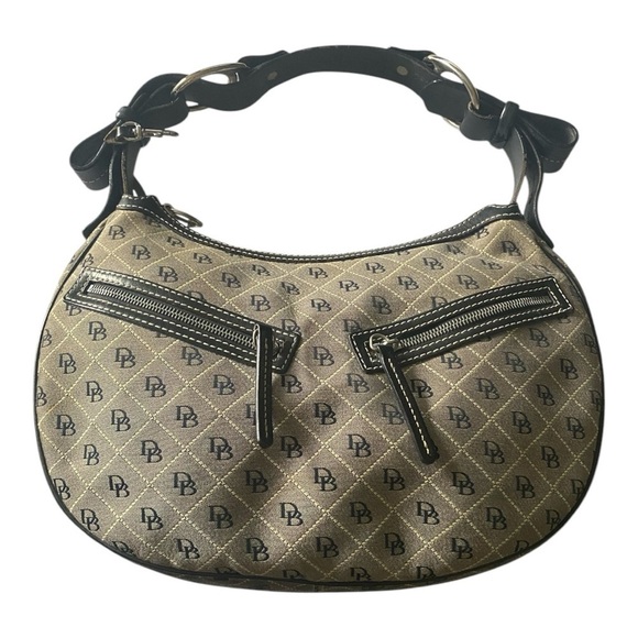 DOONEY & BOURKE-SIGNATURE CANVAS HOBO BAG-K6373964 - Picture 1 of 16